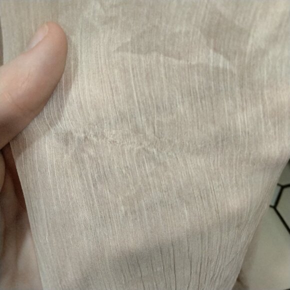 Pink Blush Baby Pink Chiffon Maxi Maternity Dress S Cottagecore Coquette Mesh - Picture 3 of 9